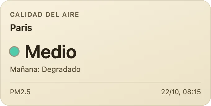 Calidad del aire