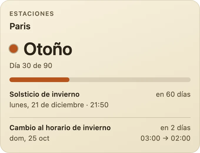 Estaciones