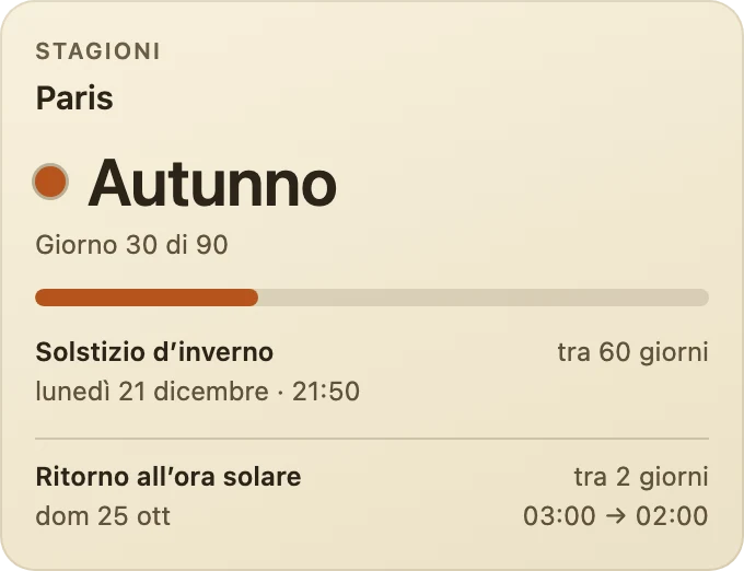 Stagioni