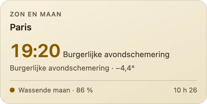 Zon en maan