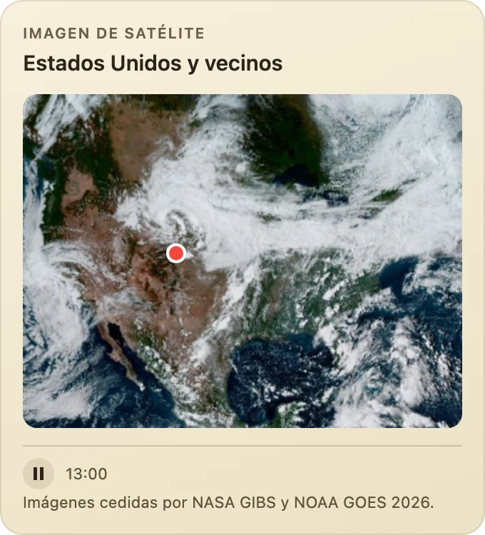 América vista desde el espacio