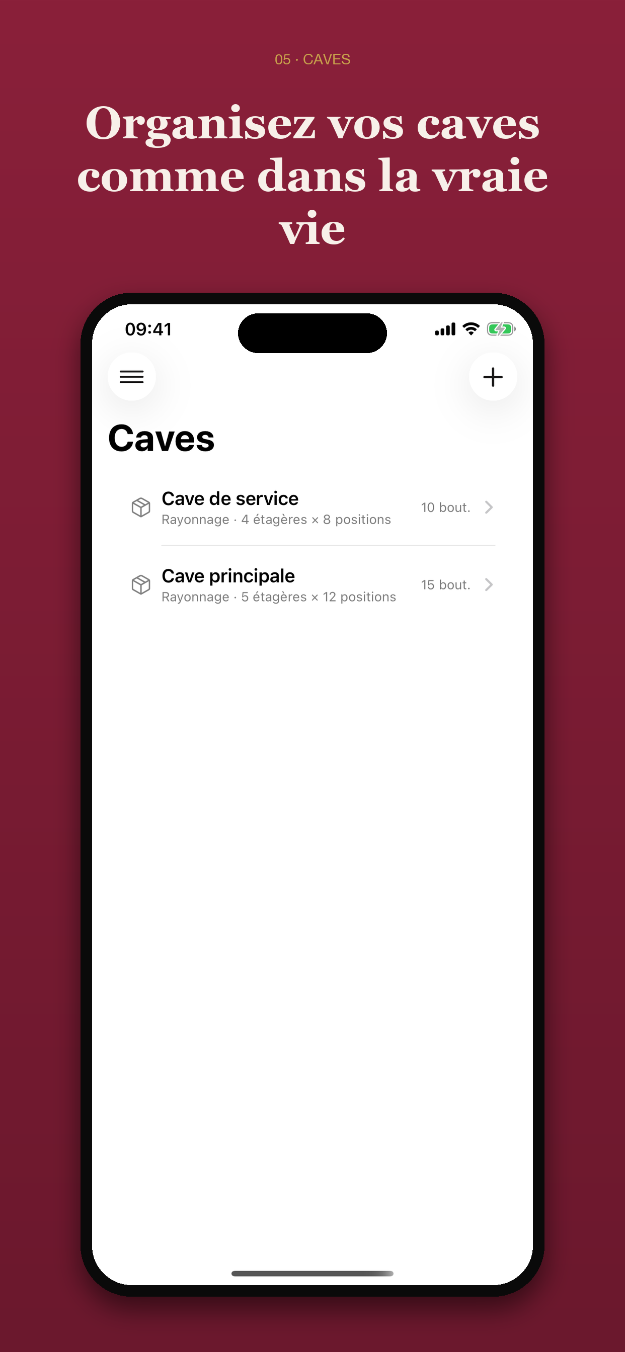 Gestion des caves en 2D